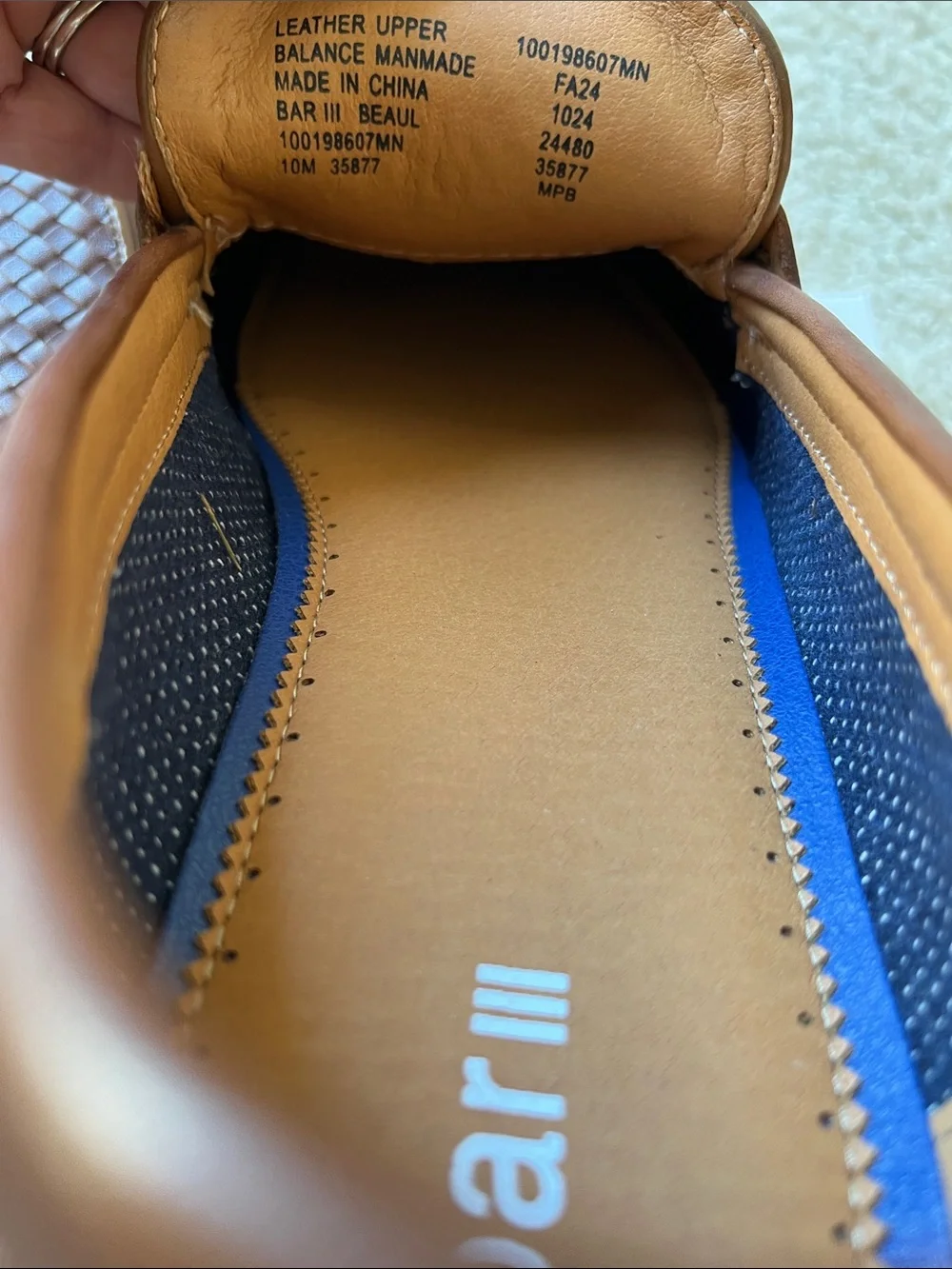 Bar III Beaul Brown Loafers